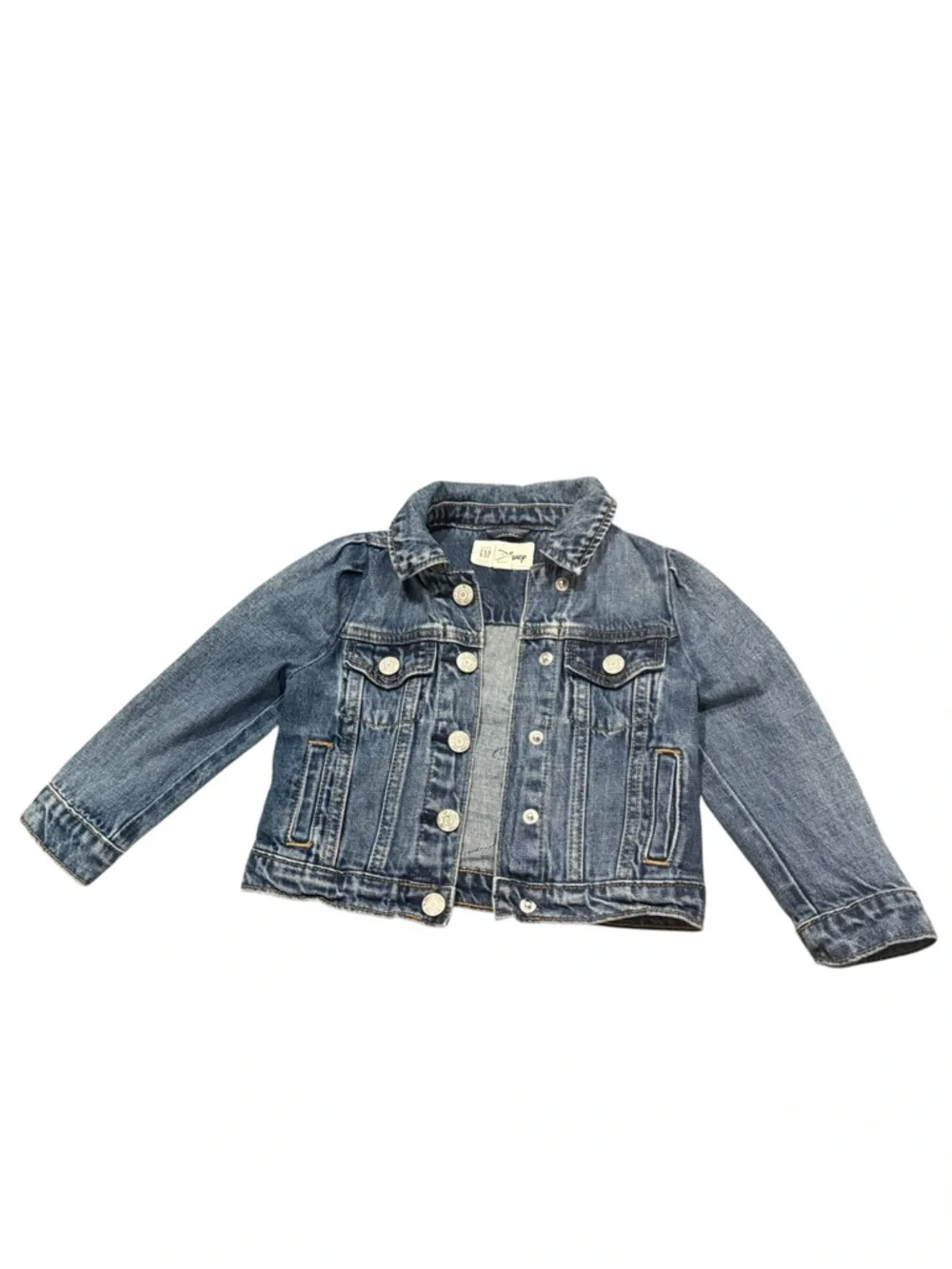Gap Disney Toddler Girl Minnie‎ Mouse Icon Denim Jacket, Size 3 years Coat Cute